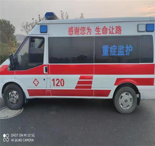 义马救护车出租服务案例3